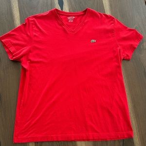 Men’s Lacoste Xl Short sleeve v neck shirt